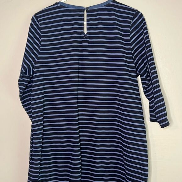 J. Jill striped long sleeve sweater pullover dress with pockets MP - Picture 8 of 8